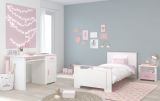 Parisot Kinder- und Jugendzimmer Set 3-teilig Biotiful15 in wei und rosa Mdchenzimmer