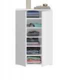 Kommode SystemX in wei Hochglanz Mehrzweckschrank 61 x 99 cm