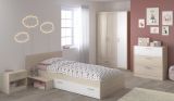 Parisot Kinder- und Jugendzimmer Set 4-teilig Charly12 in Akazie und wei