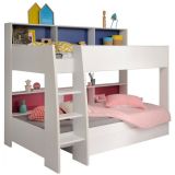 Parisot Etagenbett TamTam11 in wei mit blau oder pink Kinder und Jugendzimmer Hochbett 208 x 164 cm