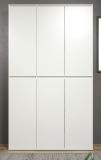 Garderobenschrank Nevada in wei� Garderobe und Schuhschrank 111 x 191 cm