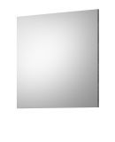 Garderobenspiegel Shawn in Rauchsilber grau Wandspiegel 90 x 87 cm