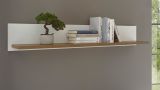 Wandboard Seyne in wei Pinie und Eiche hell Landhaus Wandregal 130 cm