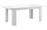 Esstisch Selen in wei Kchentisch ausziehbar mit Einlegeplatte 160 - 200 x 90 cm