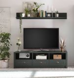 TV-Lowboard Forres in grn Landhaus TV Unterteil 158 x 47 cm