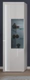 Vitrine Sunroof in wei Hochglanz Vitrinenschrank inklusive Beleuchtung 60 x 202 cm, Soft-Close