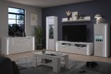 Sideboard Sunroof in wei Hochglanz Kommode inklusive Beleuchtung 182 x 84 cm, Soft-Close