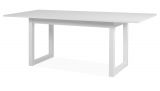 Esstisch Malta in wei Kchentisch ausziehbar 160 / 200 x 90 cm
