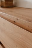 Kommode Bastia in Artisan Eiche Sideboard 81 x 87 cm
