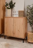 Kommode Bastia in Artisan Eiche Sideboard 81 x 87 cm