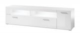 TV-Lowboard Crucero in wei Hochglanz TV Unterteil 180 x 48 cm