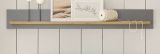 Wandboard Rideau in grau und Artisan Eiche Landhaus Wandregal 150 cm
