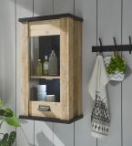 Kche Hngeschrank Stove in Used Wood hell und anthrazit Kchenschrank hngend 50 x 90 cm