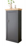 Kommode Ribera in grau und Wotan Eiche Landhaus Wohn- und Esszimmer Highboard 72 x 146 cm