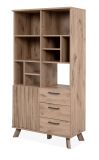 Highboard Douro in Schweden Eiche mit 3D-Reliefoptik Wohn- und Esszimmer Regalschrank 85 x 160 cm