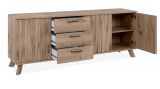 Sideboard Douro in Schweden Eiche mit 3D-Reliefoptik Wohn- und Esszimmer Kommode 175 x 68 cm