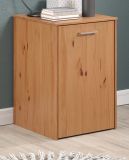 Schreibtisch Volterra in Kiefer Massivholz honigfarben lackiert Kommode ausziehbar zum Laptoptisch fr Homeoffice 57 - 163 cm