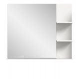 Badezimmer Spiegel Sopela in wei Badspiegel mit Ablage 80 x 70 cm