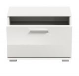 Garderobe Sitzbank Grazie in wei Hochglanz Flur Garderobenbank 55 x 40 cm