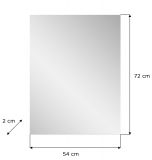 Garderobe Set 2-teilig Grazie in wei Hochglanz Garderobenkombination mit Schuhschrank und Spiegel 55 x 191 cm