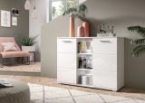 Kommode Grazie in wei Hochglanz Wohn- und Esszimmer Sideboard 110 x 83 cm