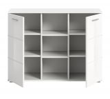 Kommode Grazie in wei Hochglanz Wohn- und Esszimmer Sideboard 110 x 83 cm