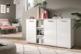 Sideboard Grazie in wei Hochglanz Wohn- und Esszimmer Kommode 150 x 83 cm