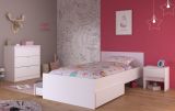 Parisot Kinder- und Jugendzimmer Pirouette26 in wei mit grau oder rosa Komplett-Set 3-teilig