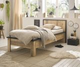 Bett Stove in Used Wood hell und anthrazit Einzelbett Liegeflche 90 x 200 cm