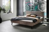 Polsterbett Isola in Taupe Cord Doppelbett Liegeflche 180 x 200 cm