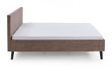 Polsterbett Isola in Taupe Cord Doppelbett Liegeflche 180 x 200 cm