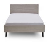 Polsterbett Isola in Beige Cord Einzelbett Liegeflche 140 x 200 cm