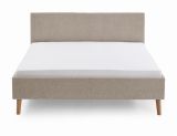Polsterbett Leros in Taupe Boucle Doppelbett Liegeflche 180 x 200 cm