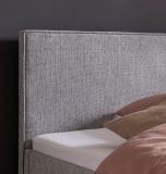 Polsterbett Stormy in grau Einzelbett Liegeflche 140 x 200 cm