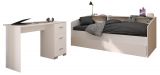 Parisot Kinder- und Jugendzimmer Sleep46 in wei Set 2-teilig mit Stauraumbett und Schreibtisch