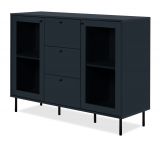 Kommode Barina in blau Wohn- und Esszimmer Sideboard 120 x 90 cm