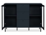 Kommode Barina in blau Wohn- und Esszimmer Sideboard 120 x 90 cm