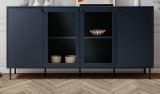 Sideboard Barina in blau Wohn- und Esszimmer Kommode 180 x 90 cm