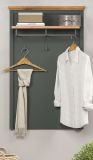 Garderobenpaneel Stanton in grn und Evoke Eiche Landhaus Wandgarderobe 77 x 123 cm