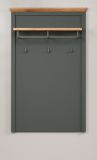 Garderobenpaneel Stanton in grn und Evoke Eiche Landhaus Wandgarderobe 77 x 123 cm