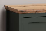 Garderobe Set 5-teilig Stanton in gr�n und Evoke Eiche Landhaus Garderobenkombination 261 x 198 cm