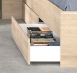 Parisot Kinder- und Jugendzimmer Stauraumbett Escale1 in Eiche japanisch Bett Liegeflche 90 x 200 cm