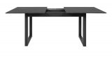 Esstisch Visby in Schiefer dunkel grau Kchentisch ausziehbar 160 / 200 x 90 cm