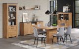 Sideboard Follow in Artisan Eiche und Matera grau Wohn- und Esszimmer Kommode 127 x 83 cm
