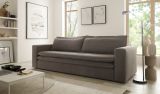 Schlafsofa Pesaro in braun Cord Sofa 3-Sitzer mit Bettfunktion 244 cm
