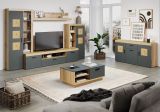 Sideboard Tyler in grau und Evoke Eiche Wohn- und Esszimmer Kommode 160 cm