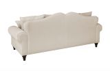 Sofa Adelina in beige Landhaus Couch 3,5-Sitzer 230 cm