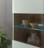 Wohnwand Isgard in Pistazie matt und Scandi Eiche Wohnkombination skandinavisch 4-teilig 290 x 197 cm