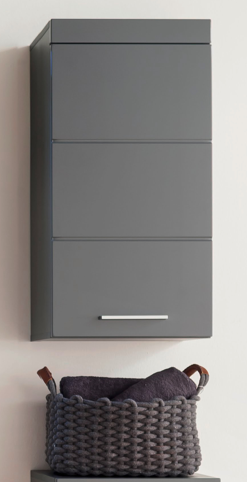 Badmöbel Hängeschrank Amanda in Hochglanz grau