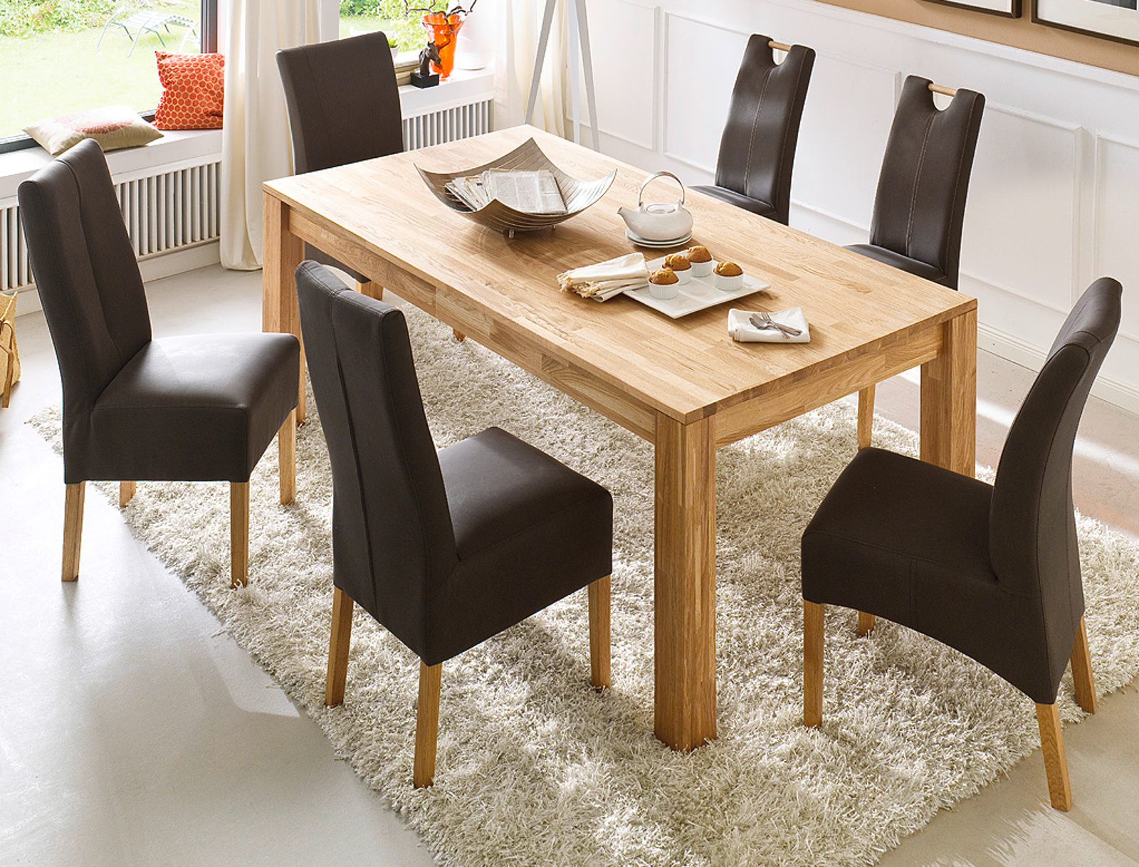 Esstisch Paul In Wildeiche Massiv 140 Cm